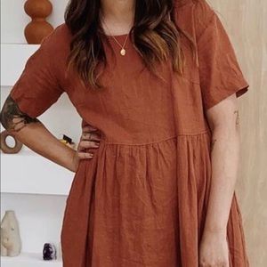 100% linen dress from Linenfox